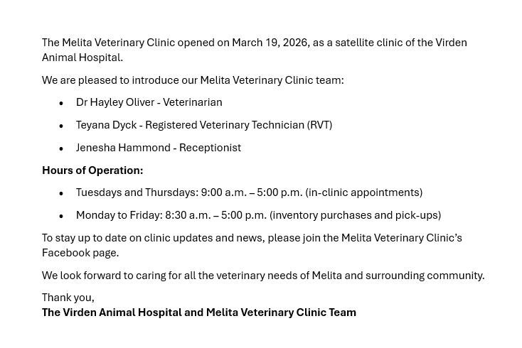 Melita Veterinary Clinic