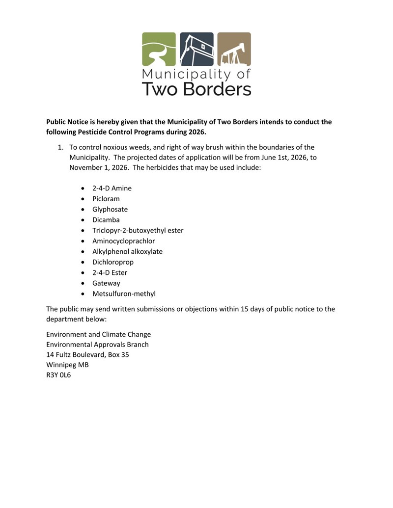 Pesticide Control Program 2026