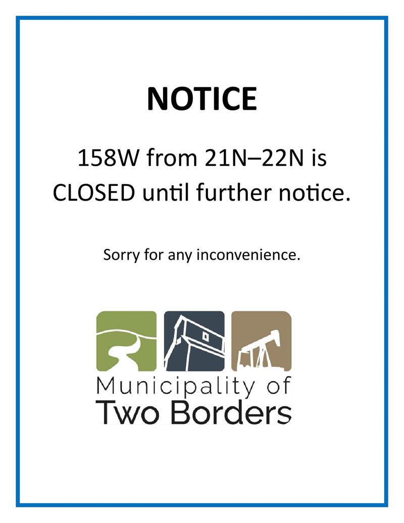 ROAD CLOSURE NOTICE - 158W from 21N - 22N