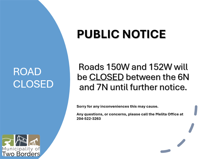 Road Closures: 150W and 152W between 6N and 7N